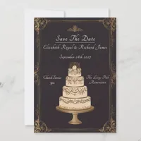 A Day to Remember Wedding Cake Wedding  Invitation