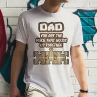 Dad Holding Family Together | 2 Names Edition T-Shirt