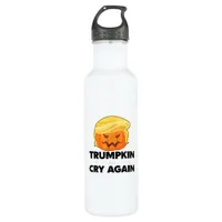 Make Liberals Cry Again Trumpkin Halloween Stainless Steel Water Bottle