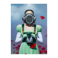 Dorothy in a Gas Mask Acrylic Print