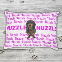 Personalized Girl Pet Name in Pink |  Pet Bed