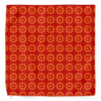 Bandana - Multiple Pinwheels on Red