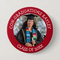 Congraduations Graduate name and photo  Button