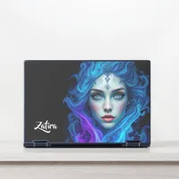 W2A Mystery Woman Emerging from Blue & Purple Flames