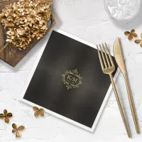 Fine Filigree Gold Wedding ID871 Napkins