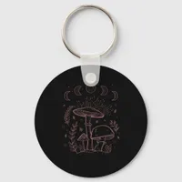 Goblincore Aesthetic Academia Cottagecore Mushroom Keychain