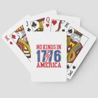 No Kings In America We The People Vintage Poker Cards
