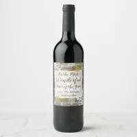 It's the Most Wonderful Time of the Year Wine Label