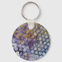 Dotted Abstract Art Keychain