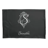 Personalized Monogram Initial  Pillow Case