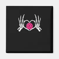 Skeleton Hands Heart Sign Funny Pickle Valentine's Magnet