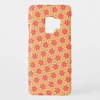 Orange Yellow +Pink Stars Pattern Galaxy S3 Case