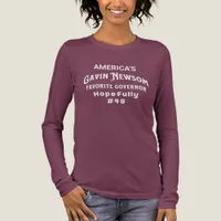Gavin Newsom | America's Favorite Governor #48 Tri-Blend Shirt