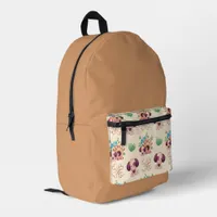 Adorable Dog Pattern  Printed Backpack