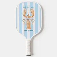 Autumn - Fall Coastal Chic Beach Club Pickleball Paddle