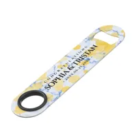 Elegant 18th Porcelain Wedding Anniversary Bar Key