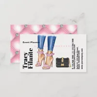 Glam Chic Diamond Fashion Business Card