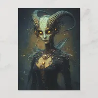 Alien Woman Postcard