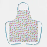 Pastel Heart Candy Valentine Apron