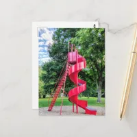 Red Slide in Burlington, Iowa  Postcard