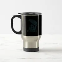 Crow F-Caw-F Retro Crow Lover Funny Travel Mug