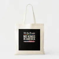 No Kings Day Classic Patriotic Style Tote Bag
