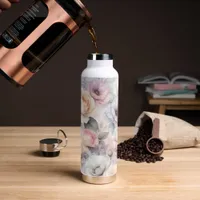 Elegant Rose Blossoms Water Bottle