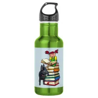 School Study Buddies Furry Friends Bottle, ZKA Stainless Steel Water Bottle