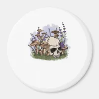 Cottagecore Aesthetic Mushroom Man Goblincore Fant Magnet