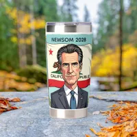 Gavin Newsom for President Political Insulated Tumbler