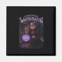 Certified Whimsigoth Witch Broom Closet Classic Magnet