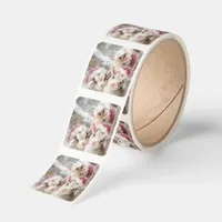 Snow Babies - Christmas Baby Goats 10 Square Sticker