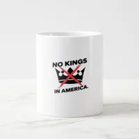 No Kings In America Anti Essential Retro Style Giant Coffee Mug