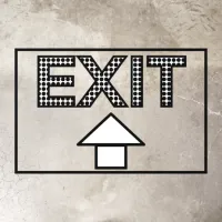 Personalized Exit Floor Sign Floor Decals