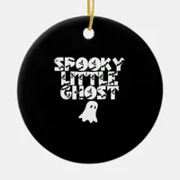 Spooky Halloween Ceramic Ornament