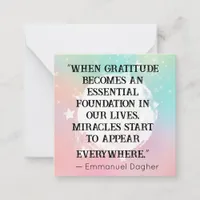 *~  Kindness Miracles   AP62  Note Card