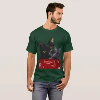 Black Cat Christmas 20XX Unisex T-Shirt