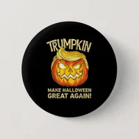 Trumpkin Make Halloween Great Again Funny Pumpkin  Button