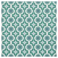 Elegant Retro Tile Pattern Vintage-Inspired Chic Fabric