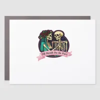Till Death Do Us Part Valentine Art – Spooky Cute  Car Magnet