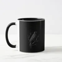Crow, F-Caw-F Funny Bird Vintage Style Mug