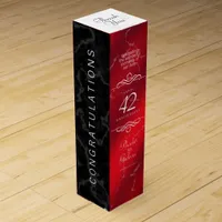 Elegant 42nd Jasper Wedding Anniversary Wine Box