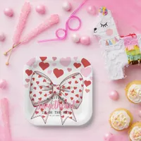 A Little Sweetheart Is on the Way baby shower Paper Plates