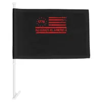 No Kings In America United States Independence Cla Car Flag