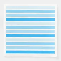 Blue Striped Paper Dinner Napkins