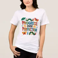 Progress Over Perfection Back to School Tri-Blend Shirt