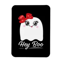Cute Hey Boo Halloween Magnet