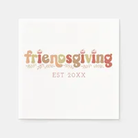 Watercolor Friendsgiving Dinner Napkins