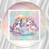 Enchanting unicorn Paper Napkin