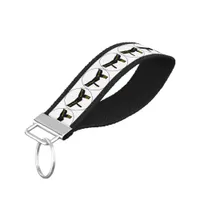 Martial Arts Fourth Degree Black Belt Wrist Keychain